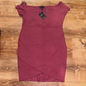 NWT - Forever21+ - Mauve Off the Shoulder Dress, Size 2X